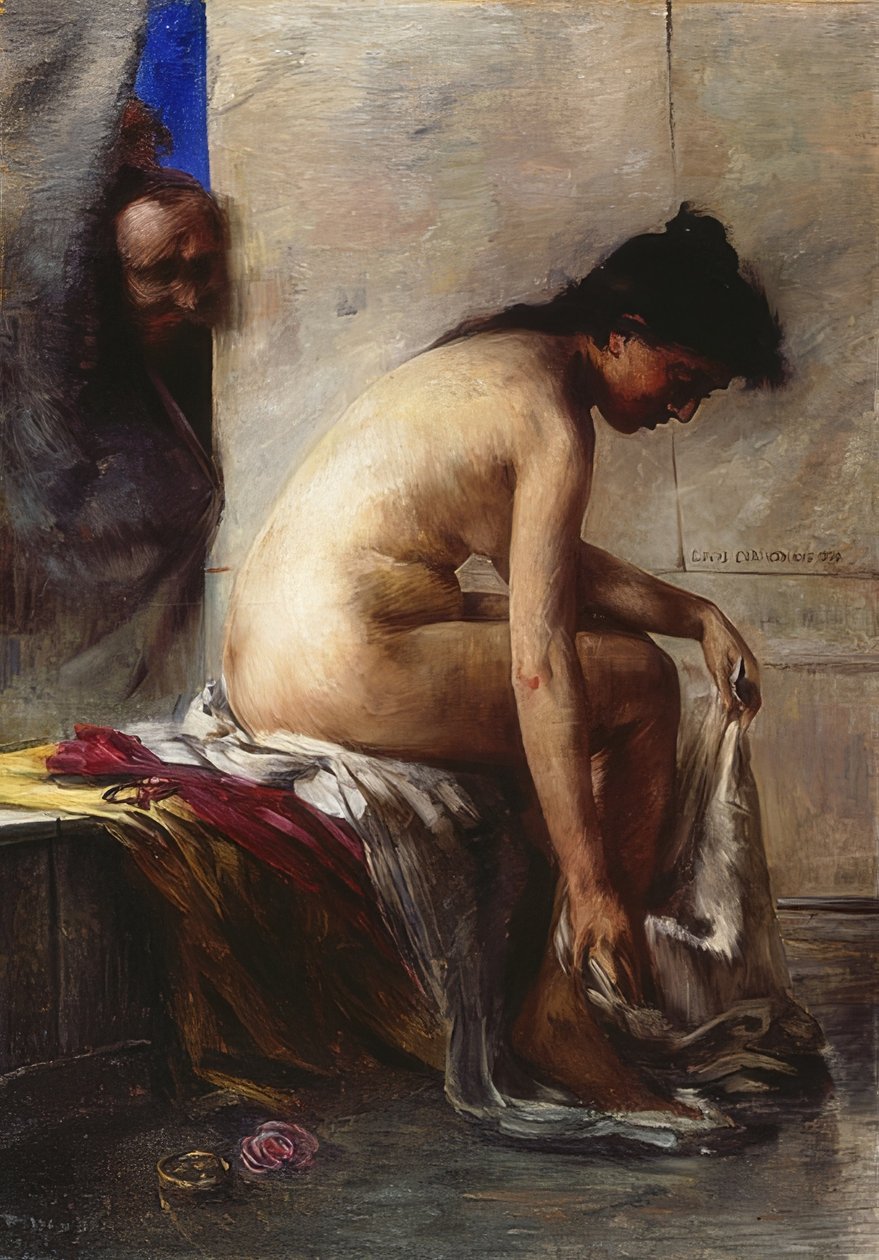 Susanna a fürdőben. 1890 alkotó: Lovis Corinth