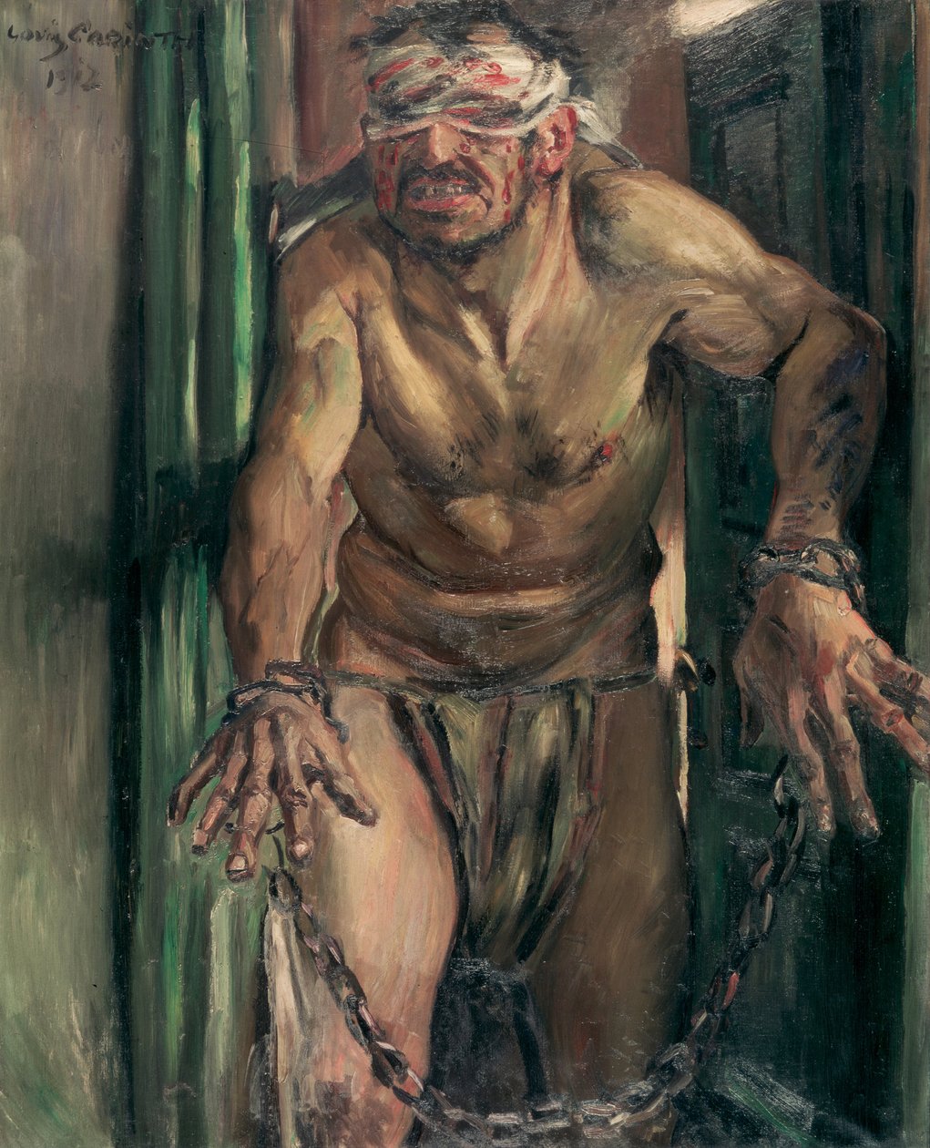A megvakult Sámson, 1912 alkotó: Lovis Corinth