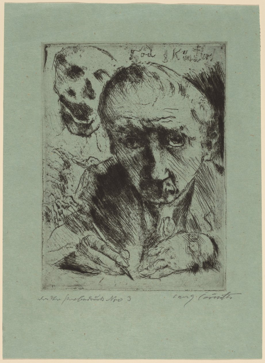 Halál és a művész alkotó: Lovis Corinth