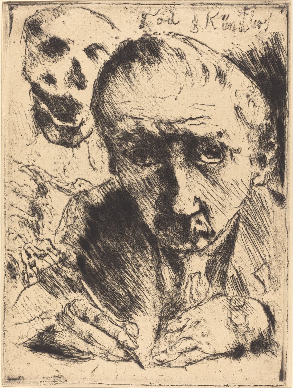 Halál és a művész alkotó: Lovis Corinth