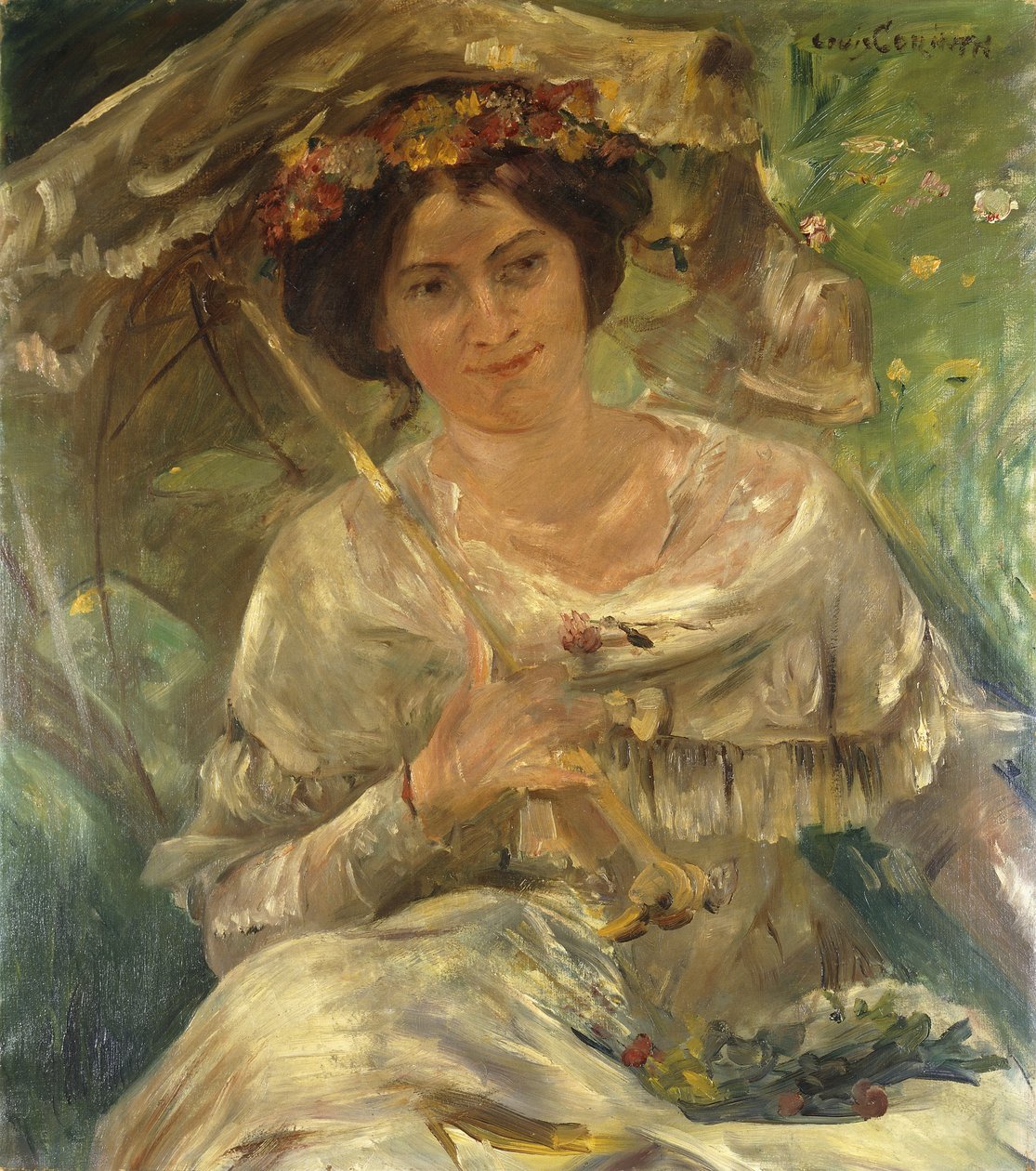 Nő a napsütésben; Hölgy a napsütésben, 1910 alkotó: Lovis Corinth