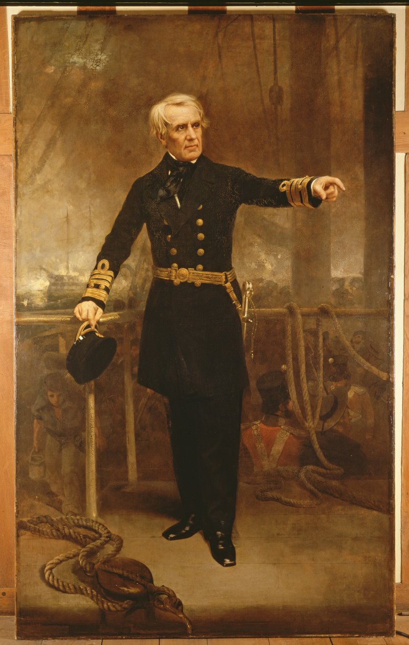 Lord Lyons admirális, GCB, 1855 alkotó: Lowes Cato Dickinson