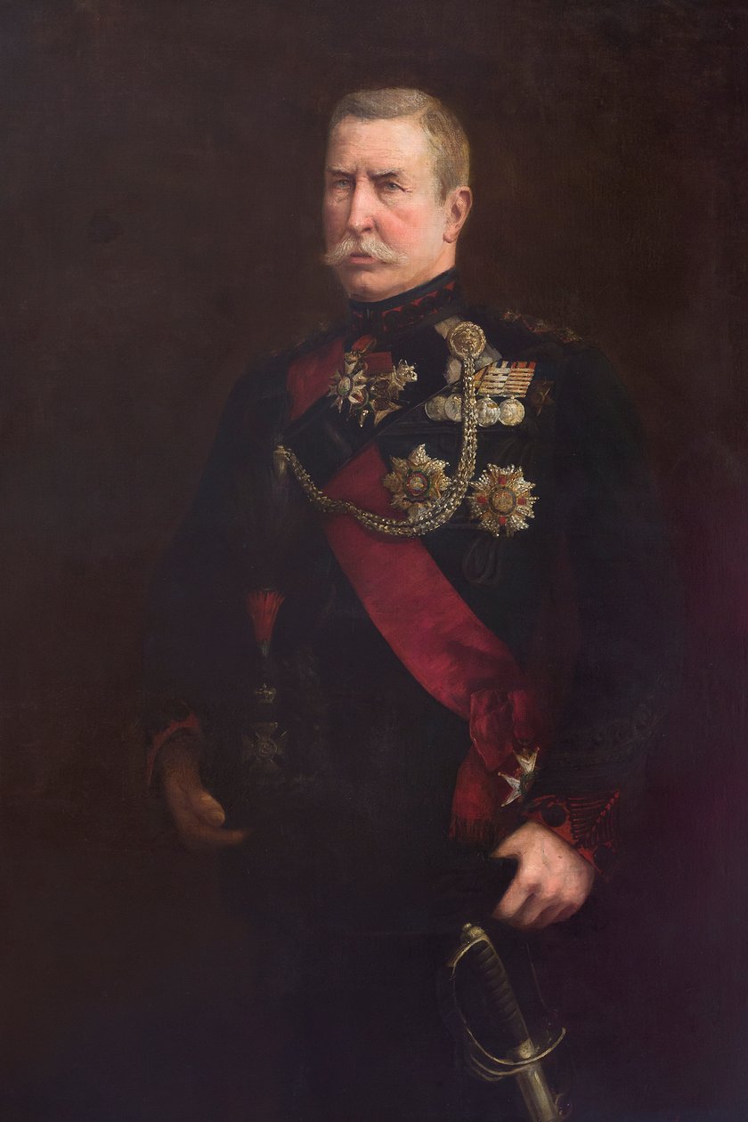Sir Redvers Buller tábornok portréja, XX. század (olaj, vászon) alkotó: Lowes Cato Dickinson