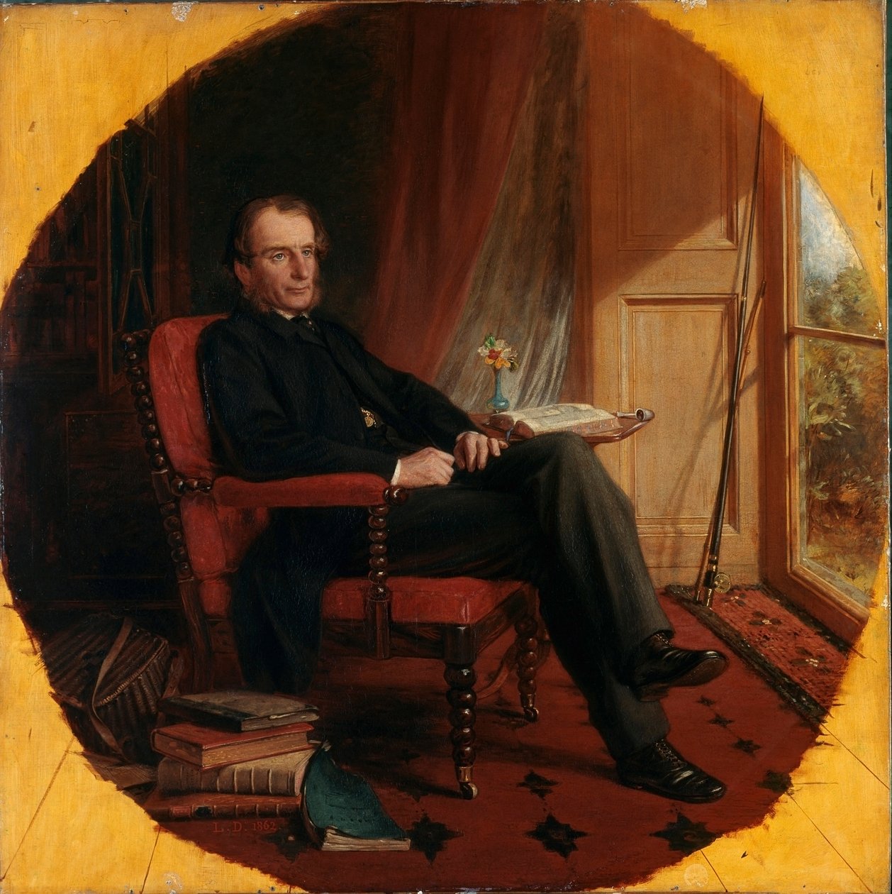 Charles Kingsley angol író portréja (1819-1875) Lowes Cato Dickinson (1819-1908) festménye 1862 London, National Portré Gallery alkotó: Lowes Cato Dickinson
