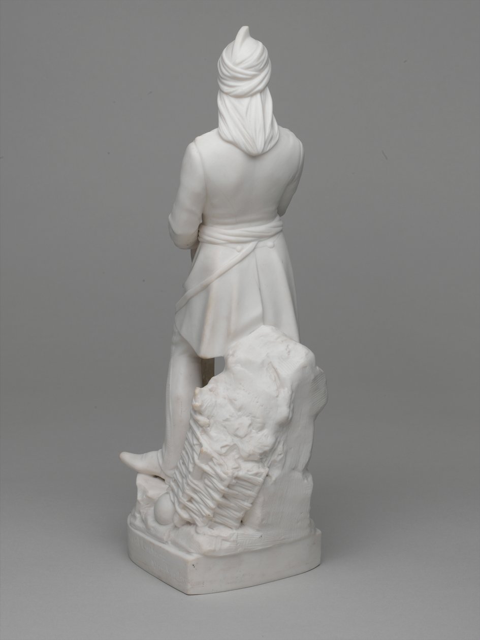 William Hodson hadnagy (később őrnagy) parian ware szobra alkotó: Ltd Mintons