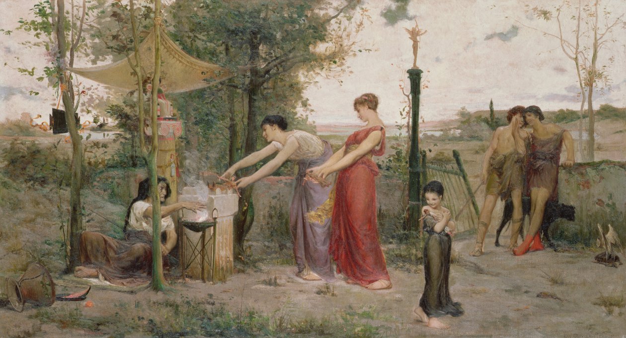 Babák feláldozása, 1871 alkotó: Luc Oliver Merson