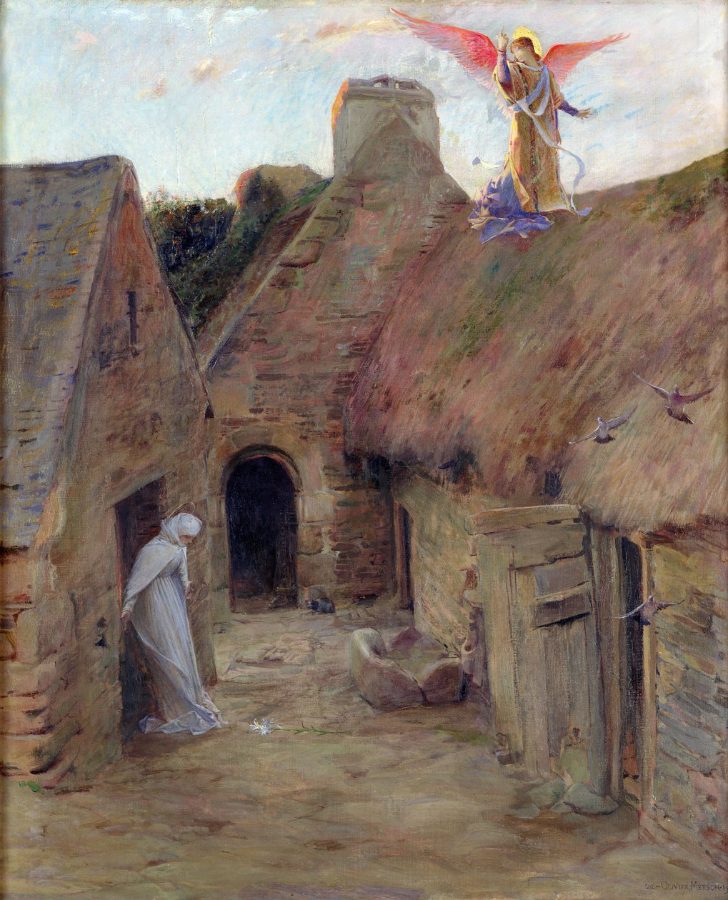 Angyali üdvözlet, 1908 alkotó: Luc Oliver Merson