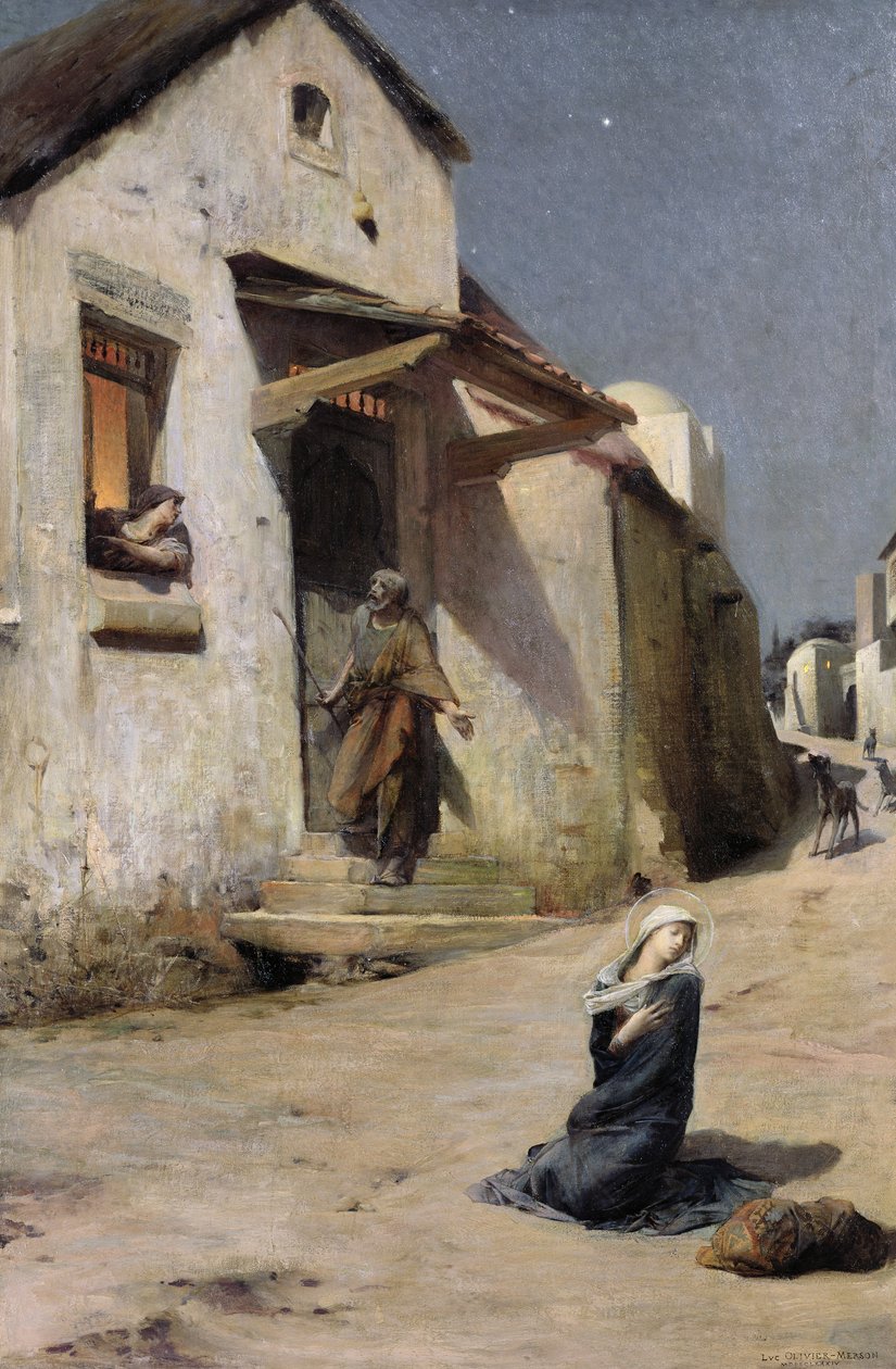 Megérkezés Betlehembe, 1897 alkotó: Luc Oliver Merson