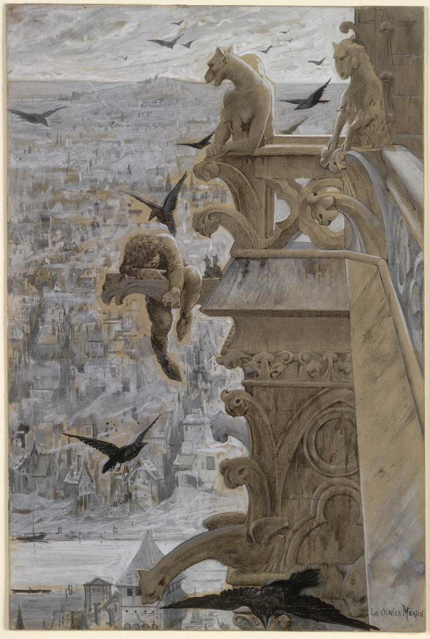 Notre Dame de Paris, c. 1881. alkotó: Luc Olivier Merson