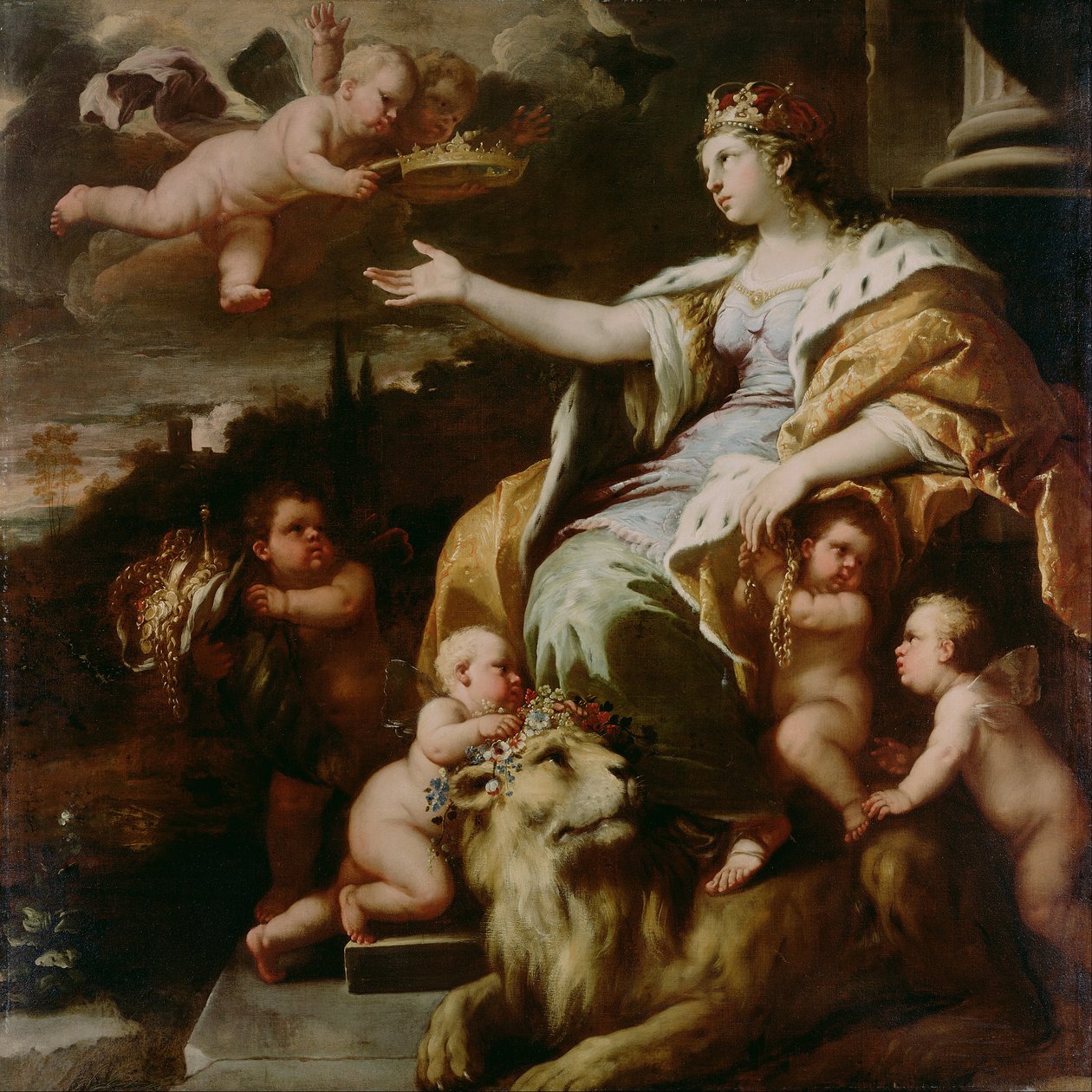A nagylelkűség allegóriája alkotó: Luca Giordano