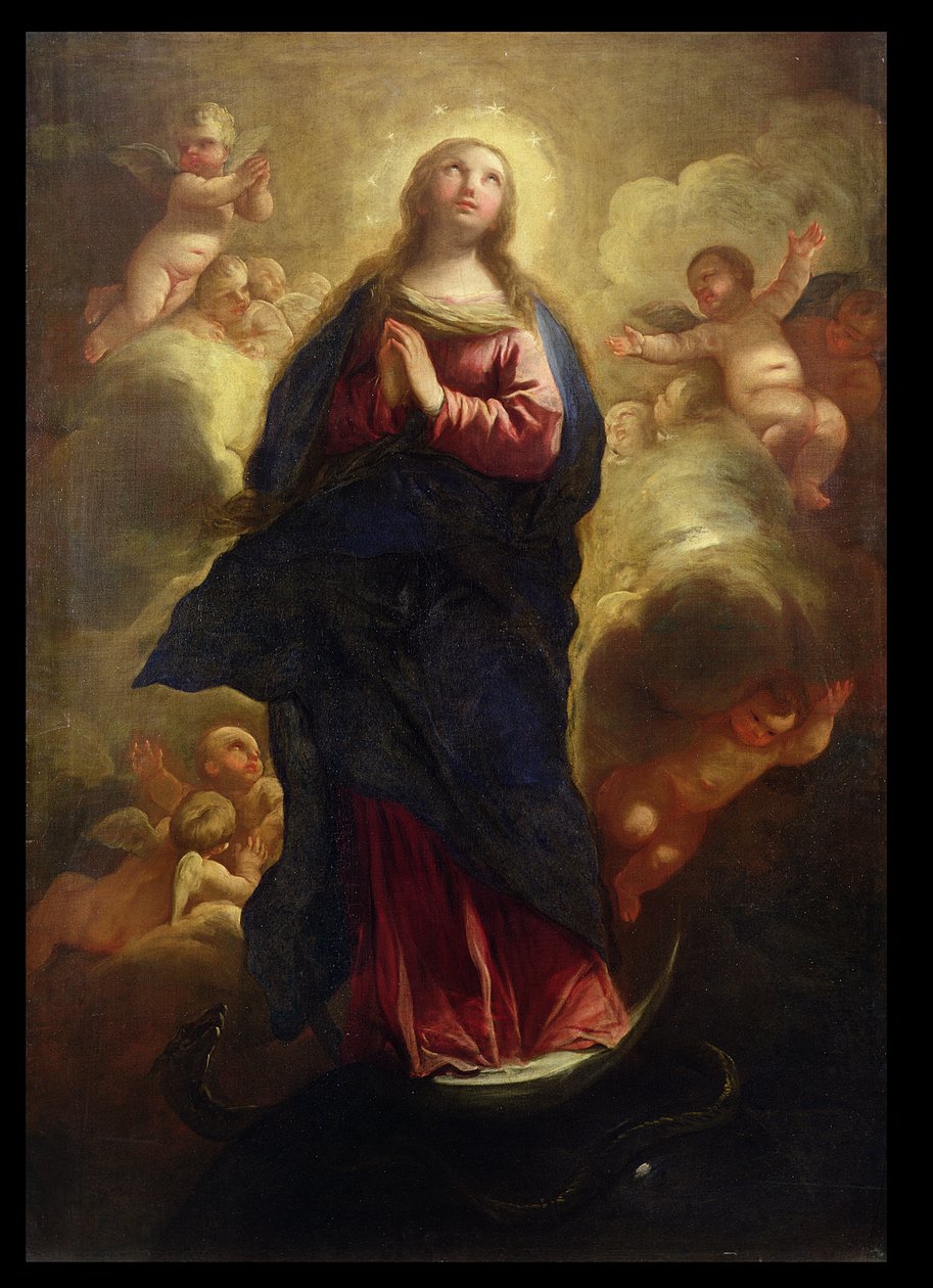 Szűz mennybemenetele alkotó: Luca Giordano