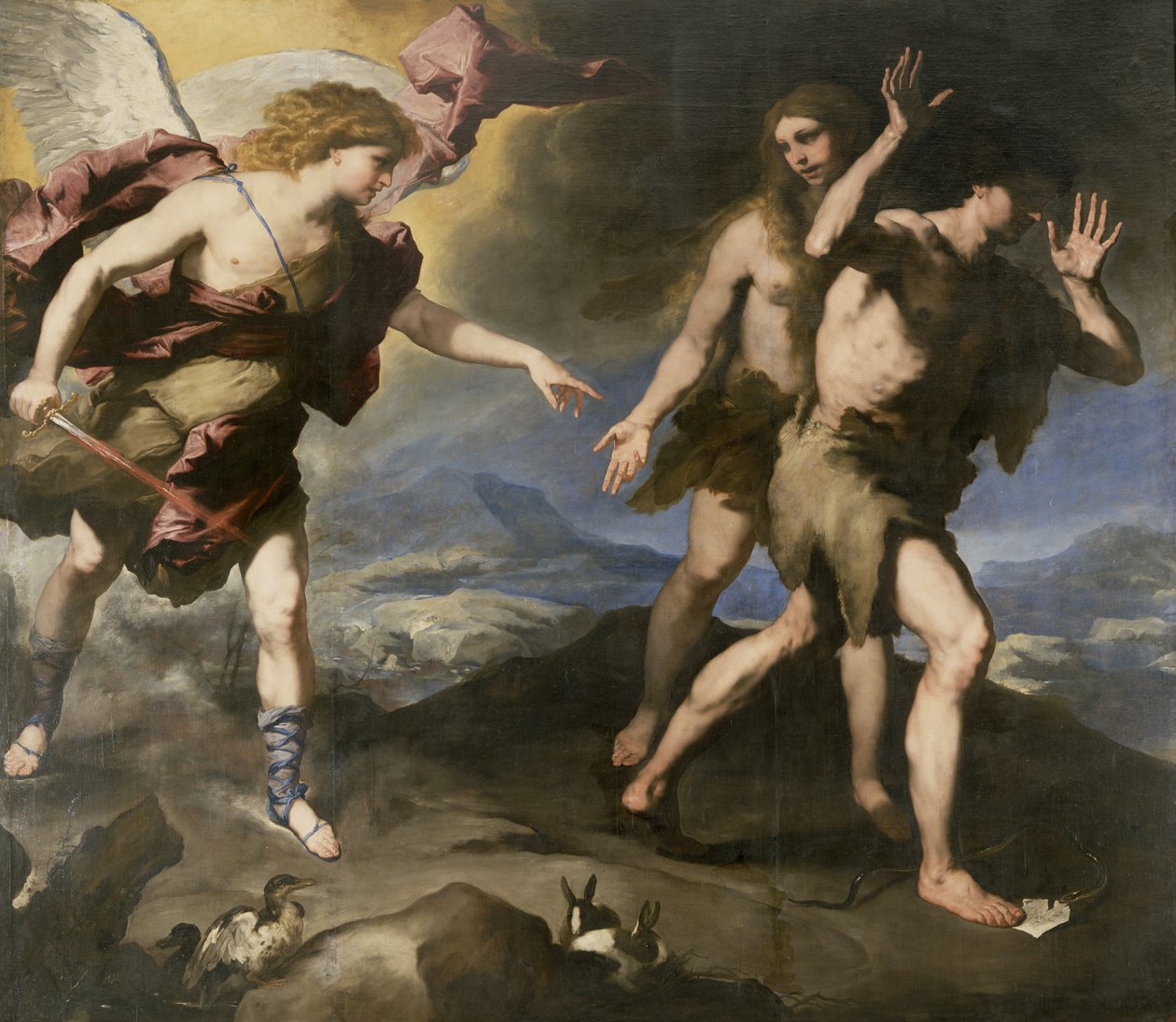 Kiűzetés a Paradicsomból alkotó: Luca Giordano