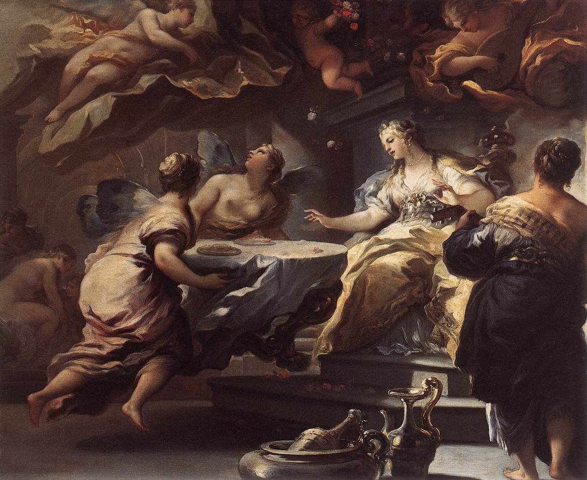 Psziché Láthatatlan szellemek alkotó: Luca Giordano