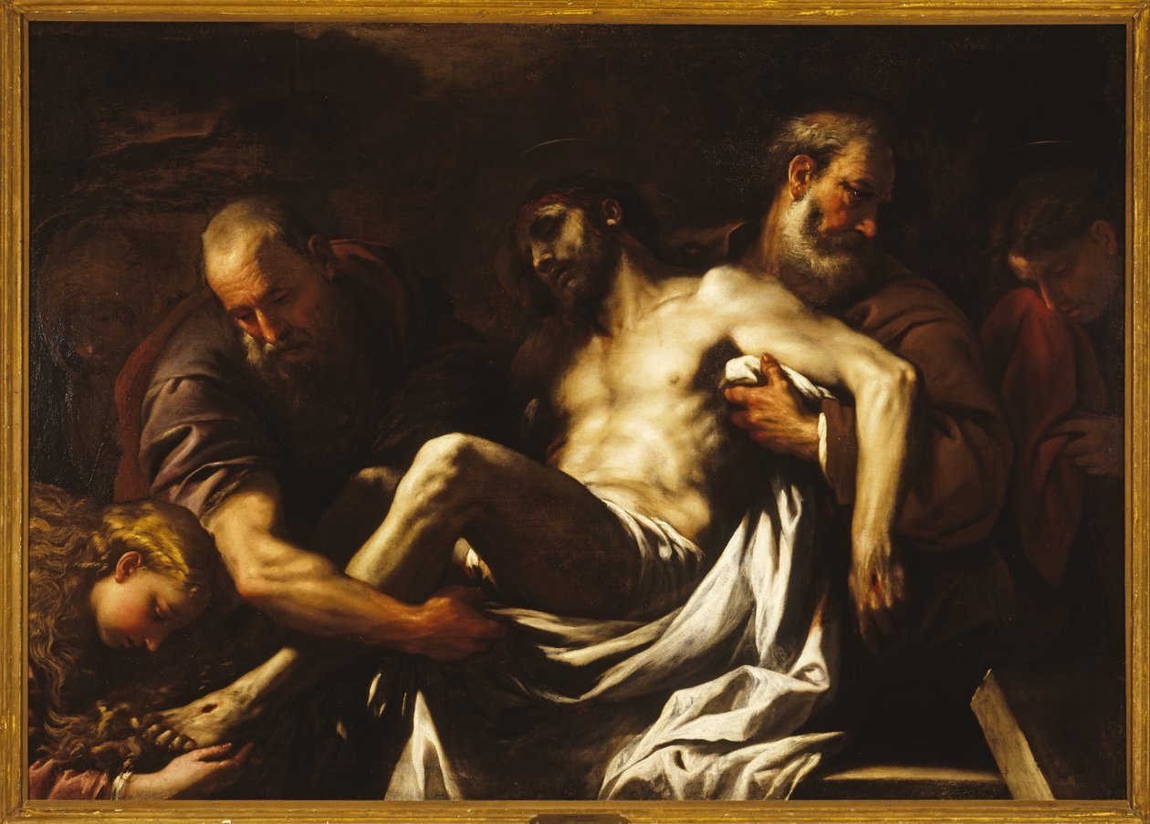 Krisztus temetése alkotó: Luca Giordano