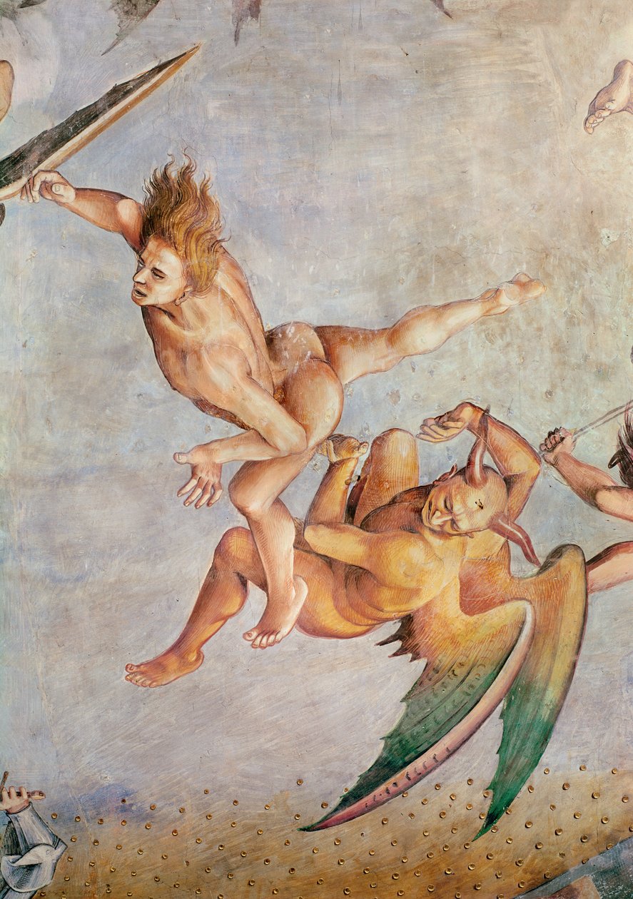 Az utolsó ítélet részlete, a Madonna di San Brizio kápolnájából, 1499-1504 alkotó: Luca Signorelli