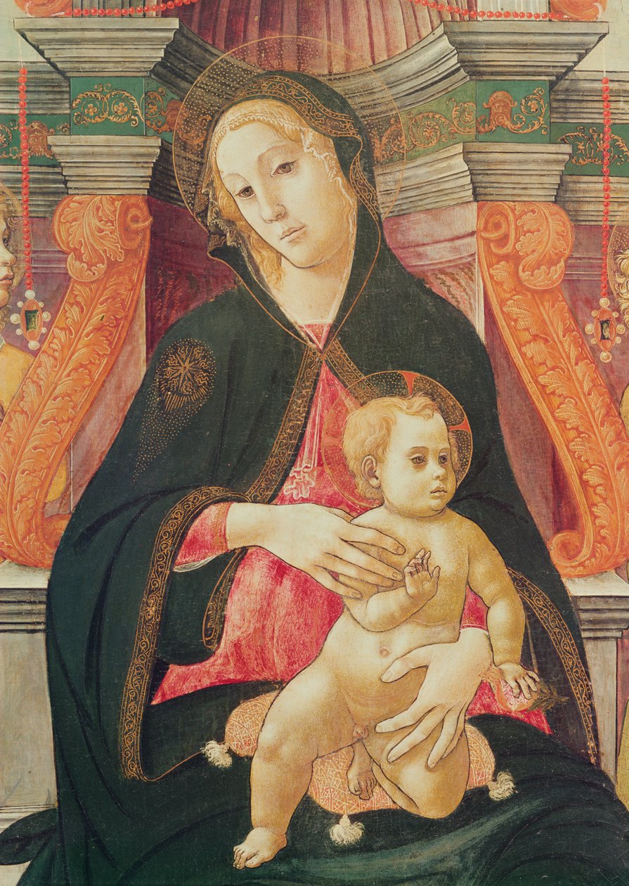 A Szűz és a Gyermek részlete alkotó: Luca Signorelli
