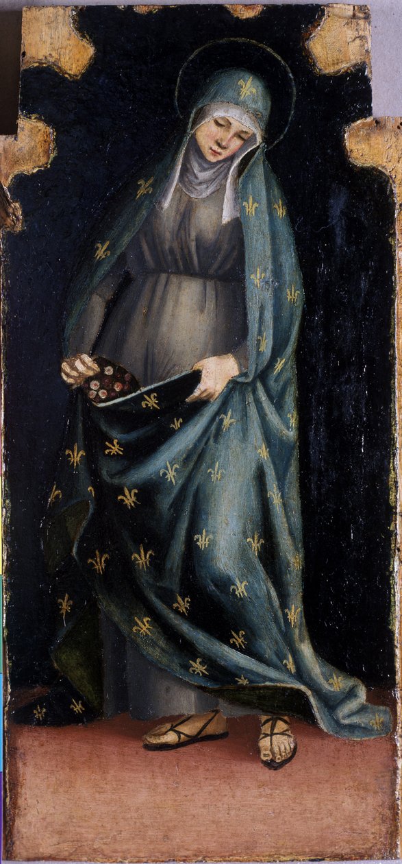 St. Casilda, 1515-20 körül (tempera nyárfán) alkotó: Luca Signorelli