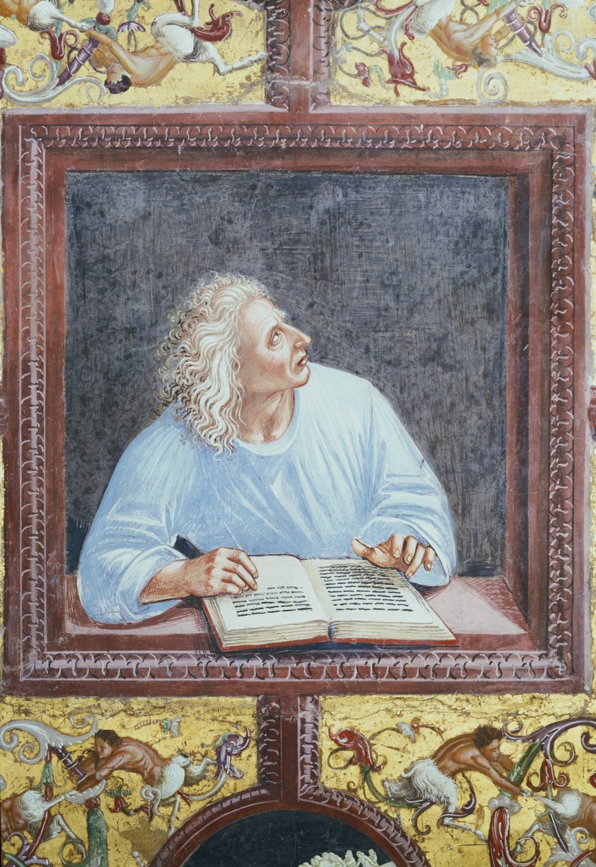 Vergilius költő (Kr. e. 70-19) részlet az Utolsó ítélet ciklusból a San Brixio kápolnában, 1499-1504 alkotó: Luca Signorelli
