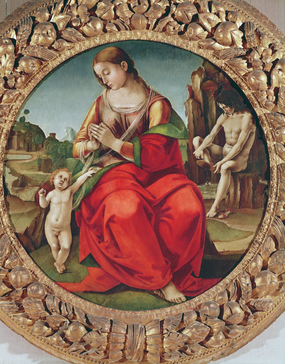 Szűz gyermekkel, 149598 alkotó: Luca Signorelli
