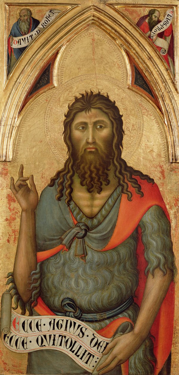 Keresztelő Szent János alkotó: Luca di Tommè