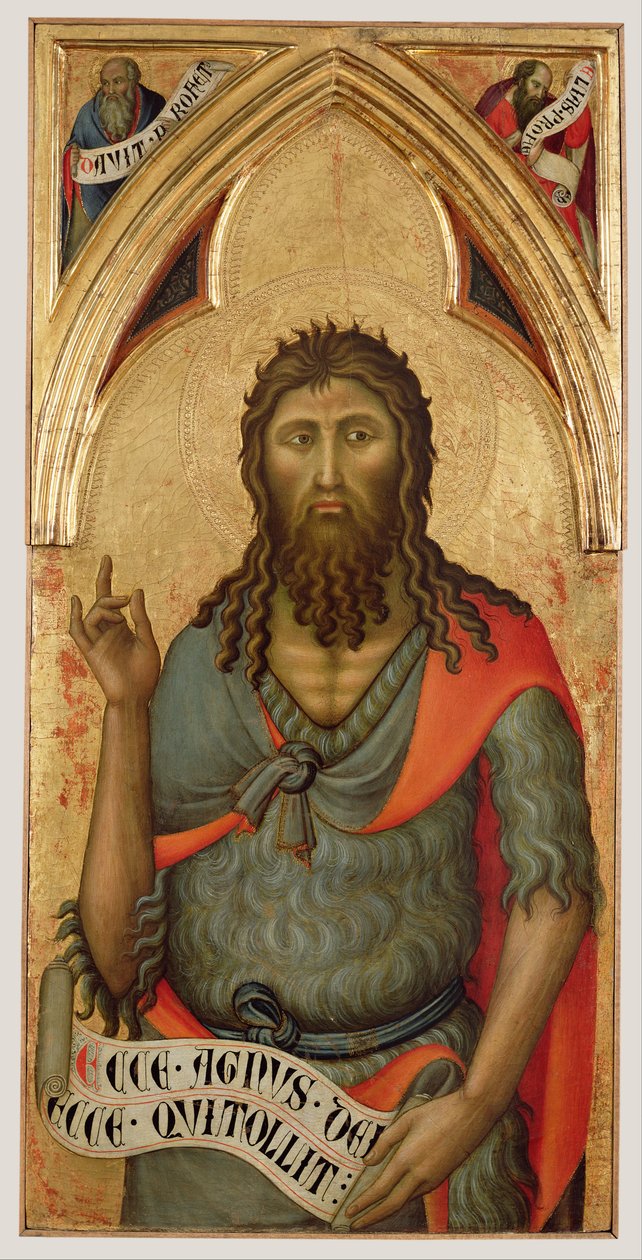 Keresztelő Szent János alkotó: Luca di Tommè