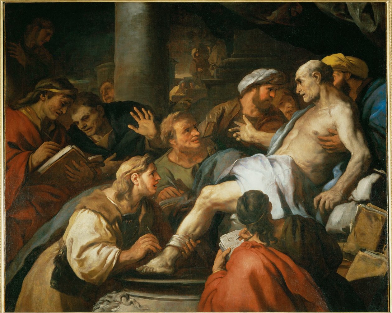 La mort de Seneque - Seneca halála ... alkotó: Luca (circle of) Giordano