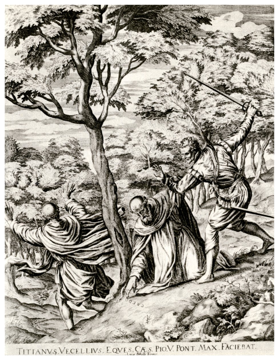 „Szent Péter vértanú”, 16. század, 1937 alkotó: Luca Bertelli
