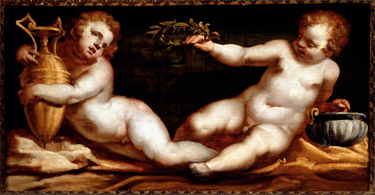 Putti (festmény) alkotó: Luca Cambiaso