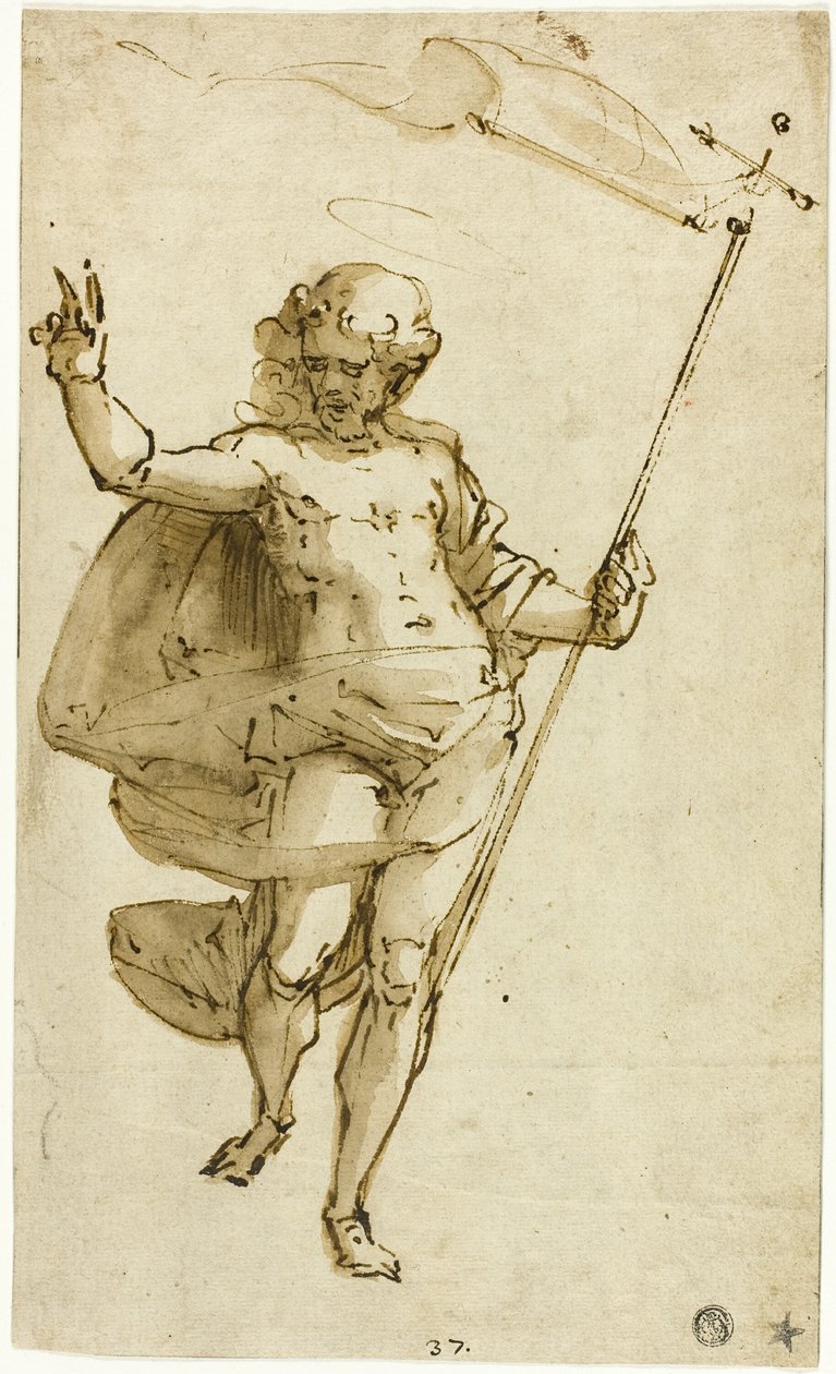 Feltámadt Krisztus alkotó: Luca Cambiaso