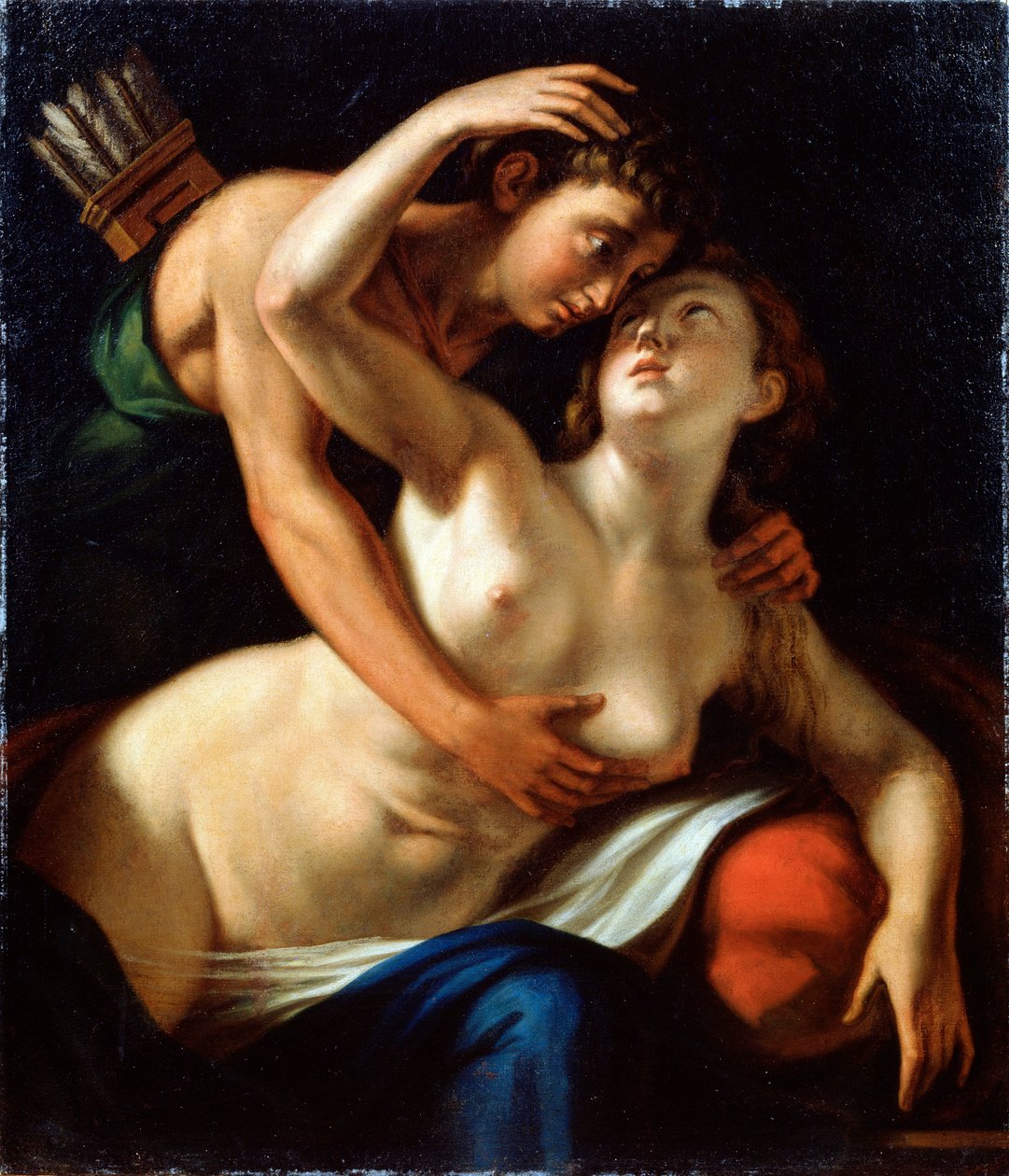 Vénusz és Adonisz, 16. század. alkotó: Luca Cambiaso