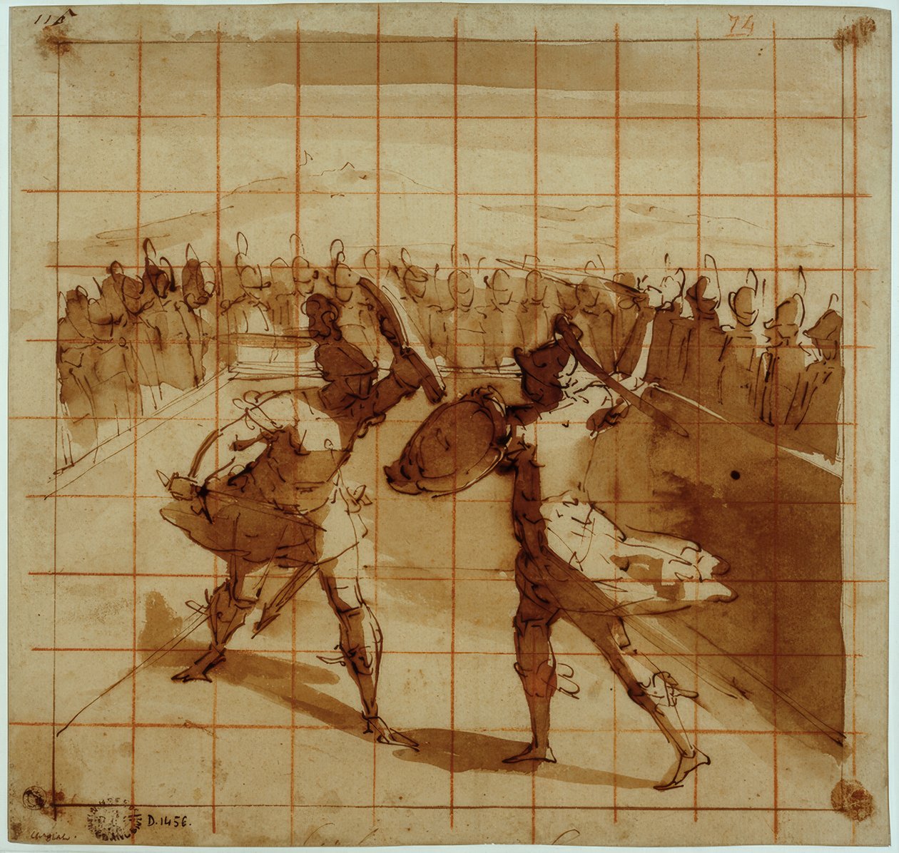 Aeneas versus Turnus alkotó: Luca Cambiaso
