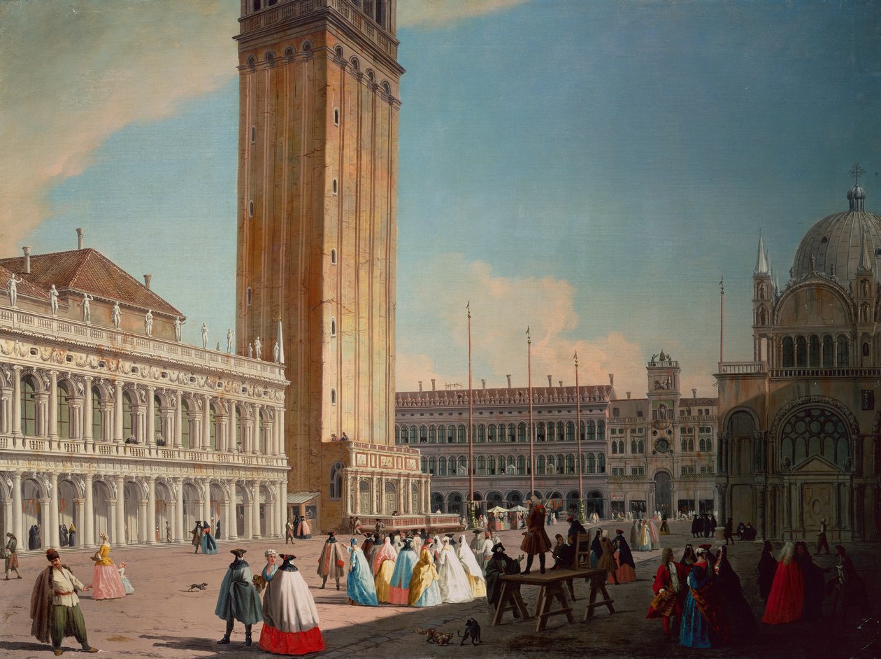 Piazzetta, Velence (olaj, vászon) alkotó: Luca Carlevaris