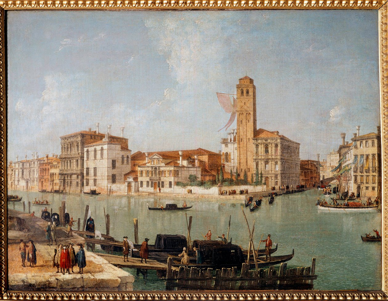 A velencei Canal Grande Luca Carnevaris (1663-1730) festménye, 18. századi Reims, Szépművészeti Múzeum alkotó: Luca Carlevaris