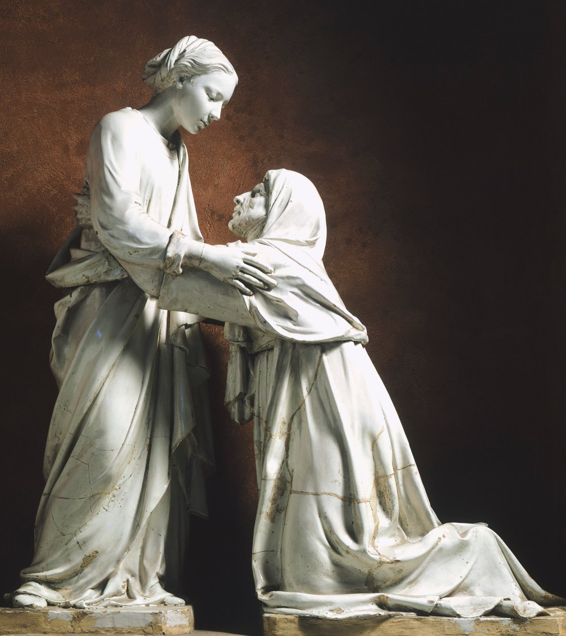 Olaszország, Pistoia, San Giovanni Fuor Civitas templom, Luca della Robbia látogatása (kb. 1400-1482) alkotó: Luca Della Robbia