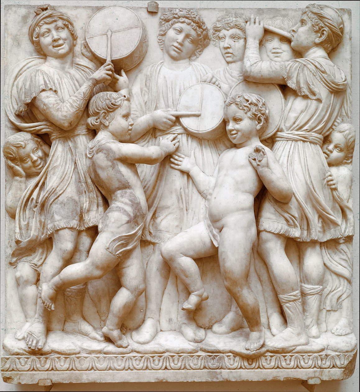 A Cantoria (Bas domborműves márvány alkotó: Luca Della Robbia