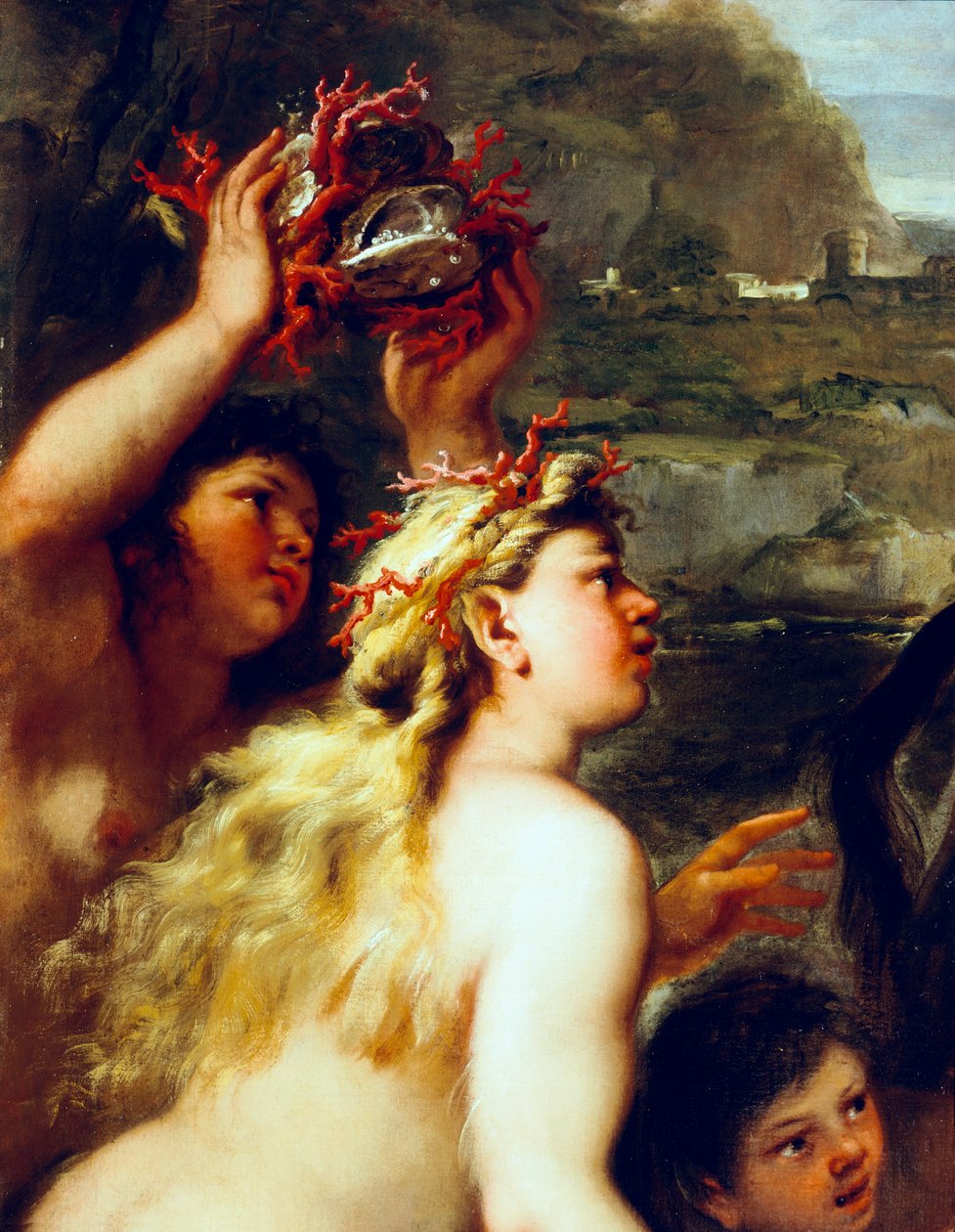 Európa elrablása, Luca Giordano (1634-1705), olaj, vászon, részlet alkotó: Luca Giordano