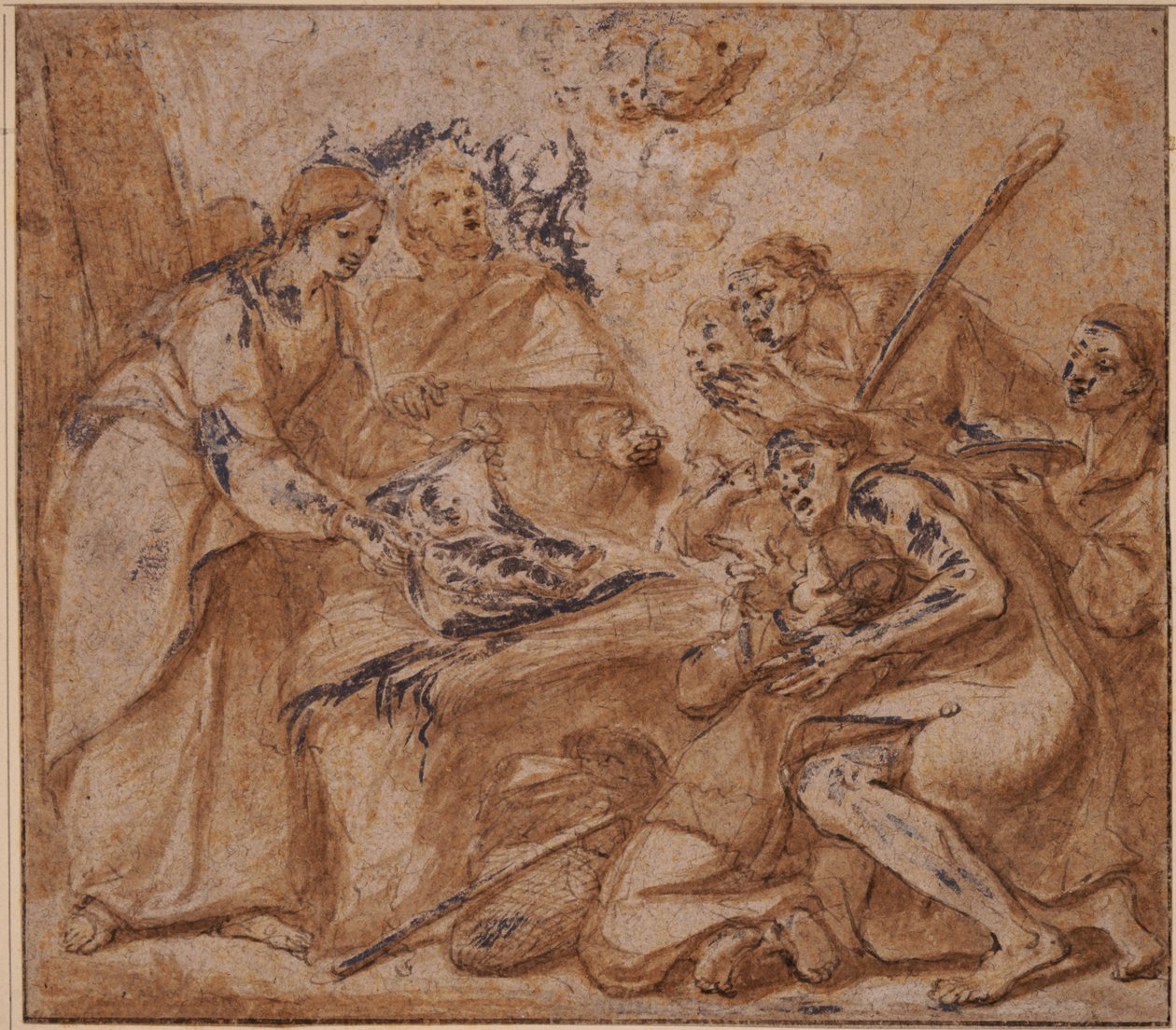 A Pásztorok imádata alkotó: Luca Giordano