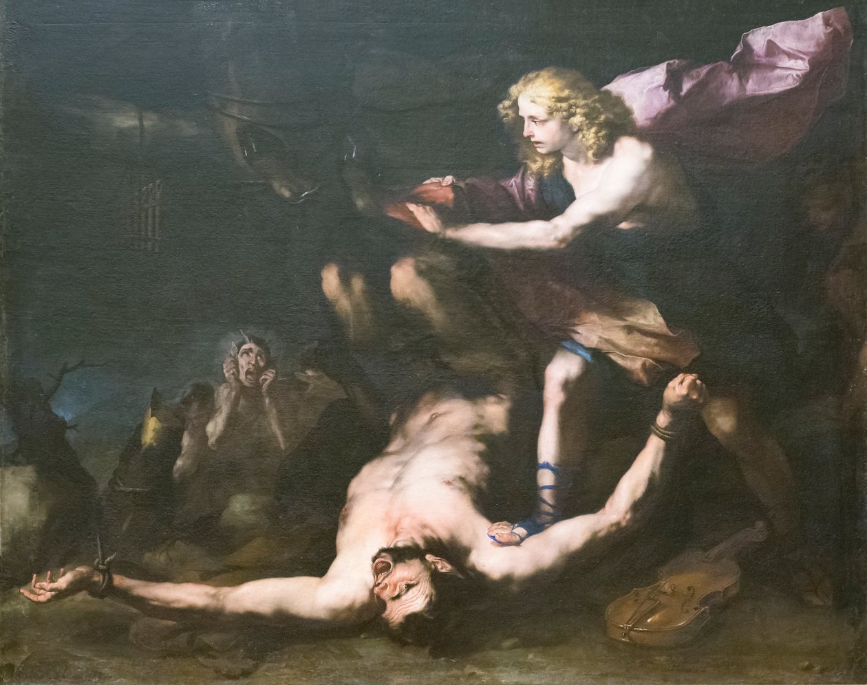 Apollo és Marsyas alkotó: Luca Giordano