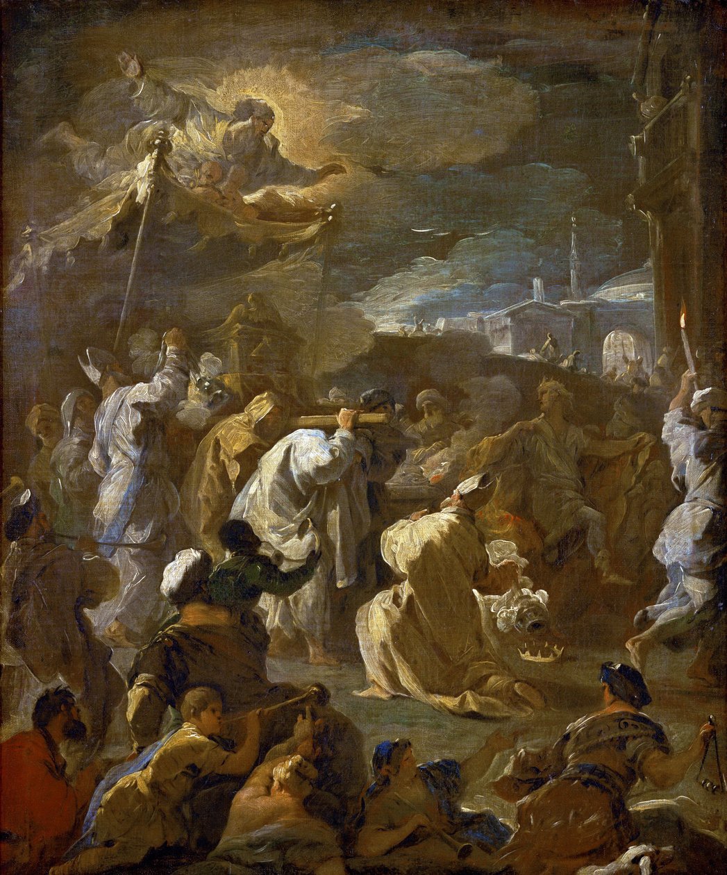 Barokk : Le roi David portant l