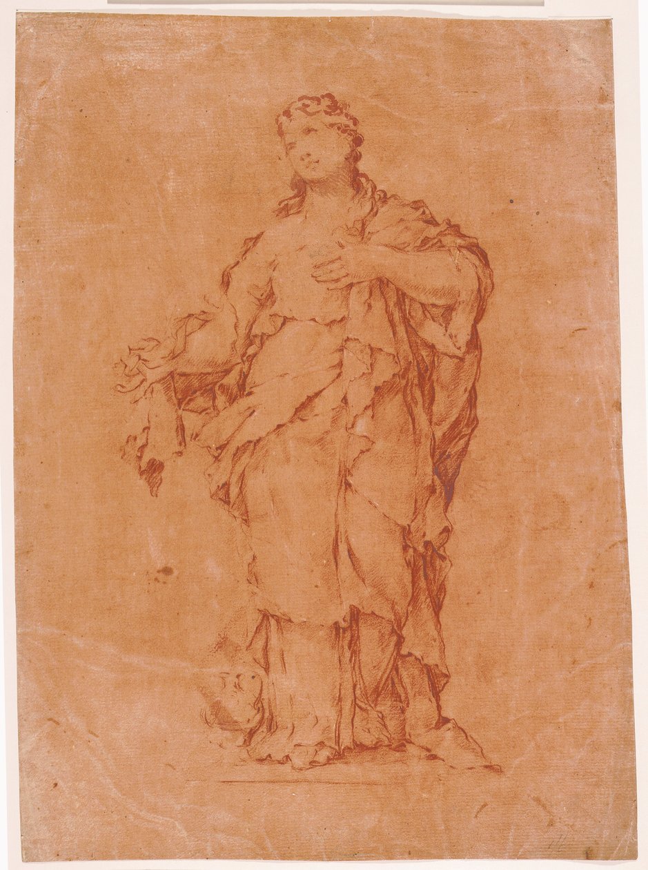 Dán: Mária Magdolna, Algardi szobra után S. Silvestro al Quirinale-ban. alkotó: Luca Giordano