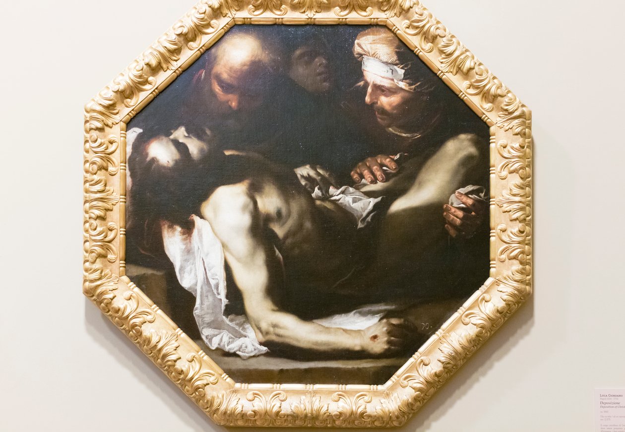 Krisztus letétele alkotó: Luca Giordano