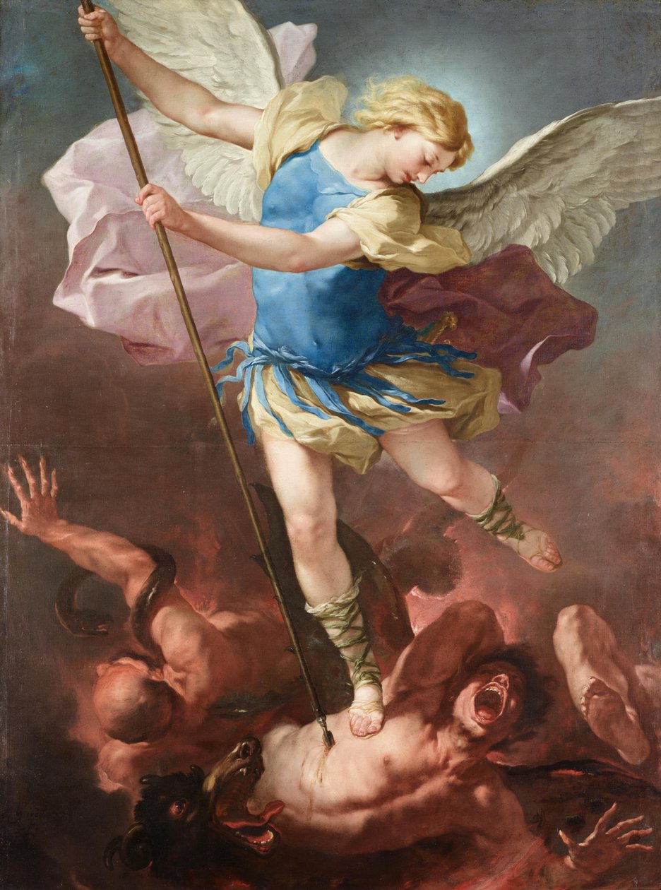 Szent Mihály alkotó: Luca Giordano