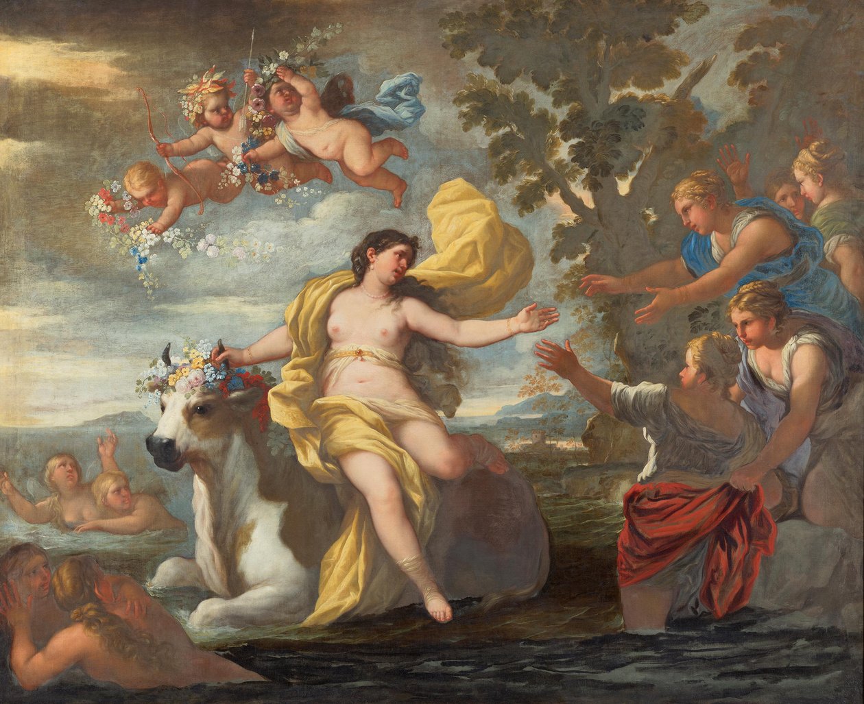 Entführung der Europa alkotó: Luca Giordano