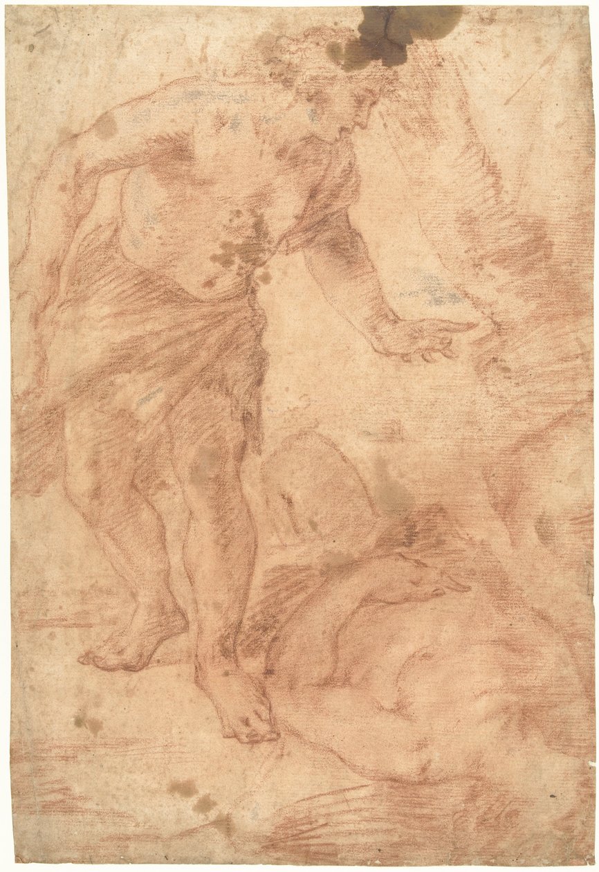 Káin Ábel holttesténél alkotó: Luca Giordano