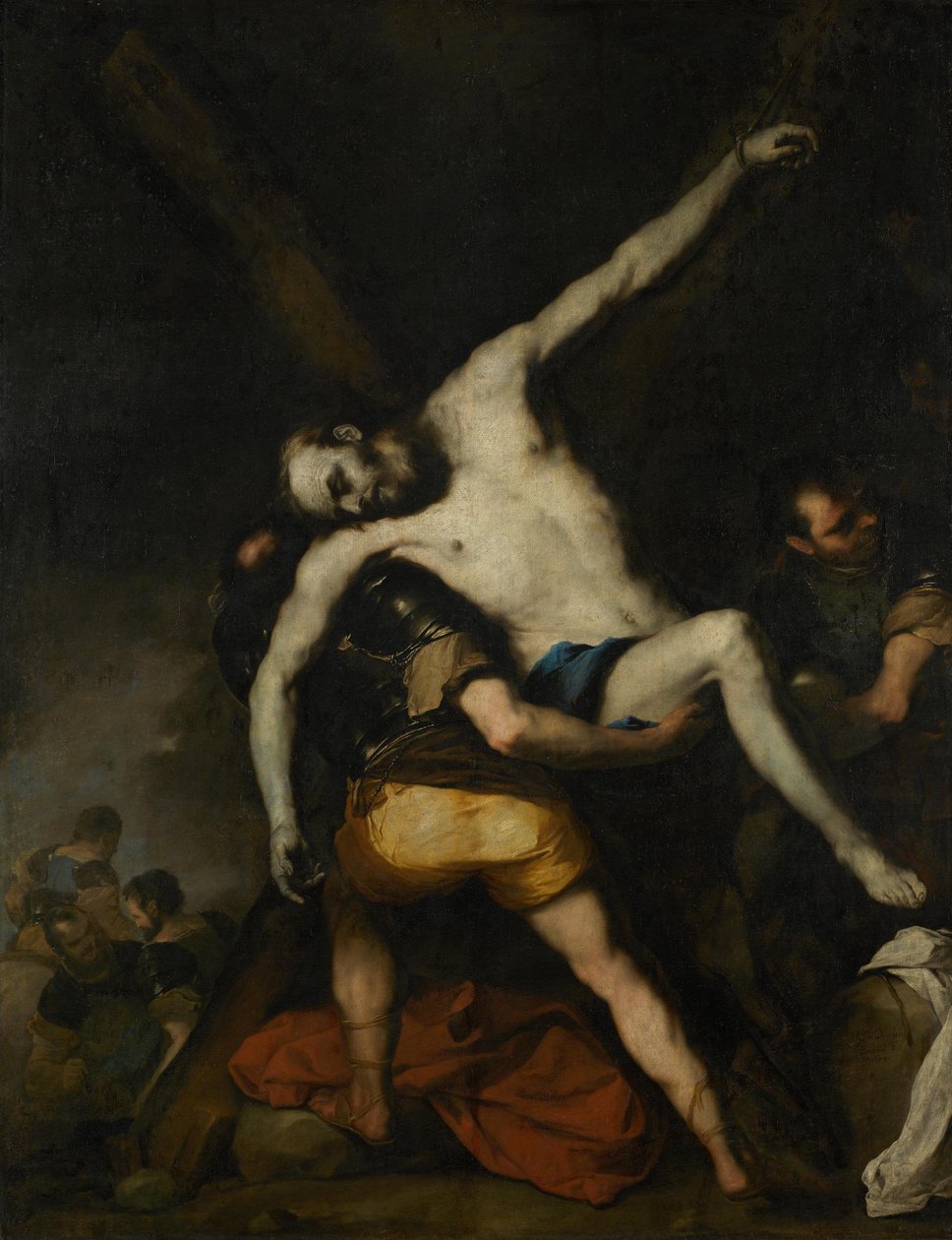 Szent András levétele a keresztről alkotó: Luca Giordano