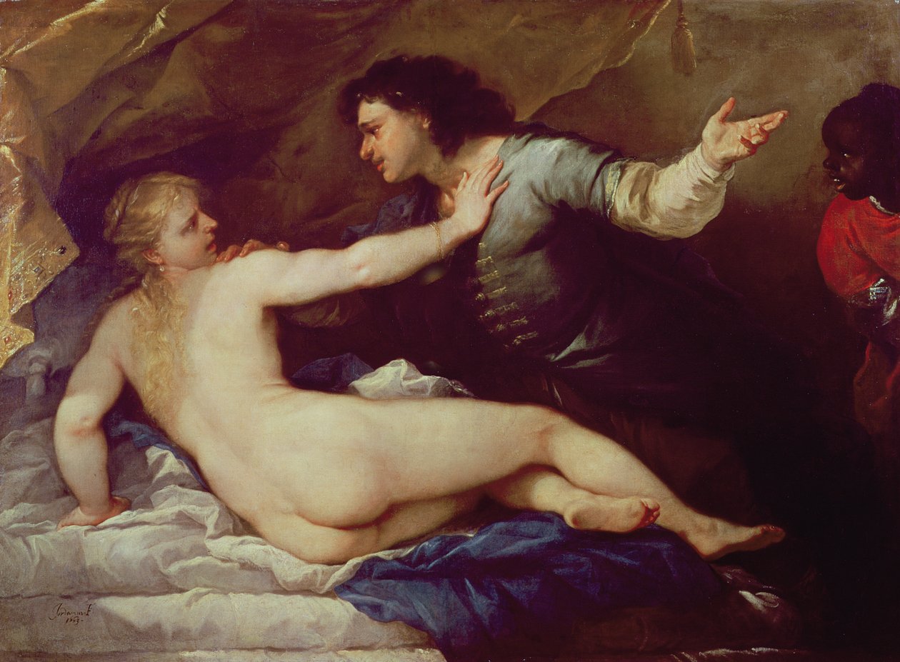 Lucretia és Tarquin alkotó: Luca Giordano