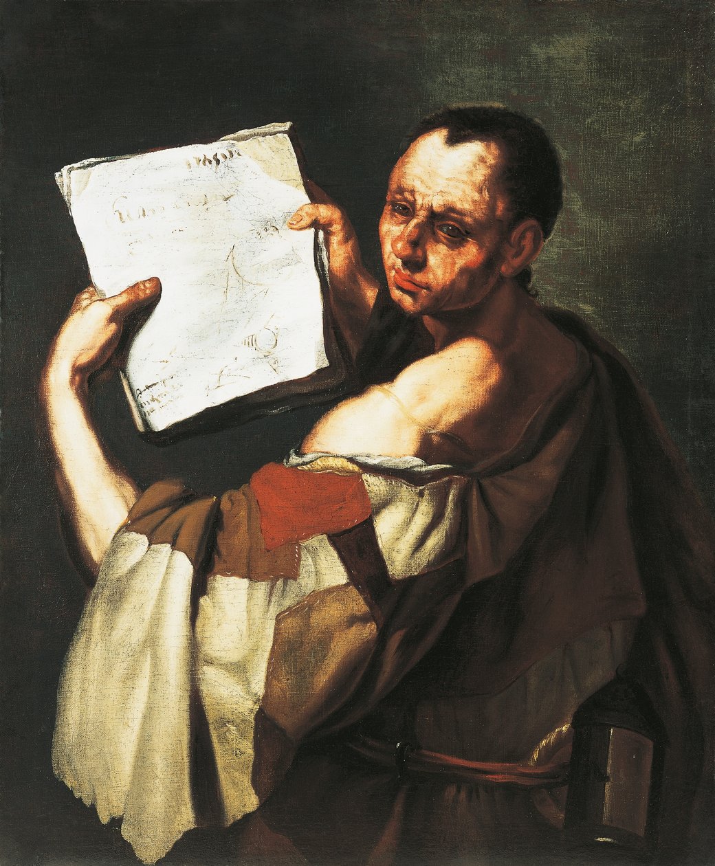 Filozófus vagy szent (olaj, vászon) alkotó: Luca Giordano