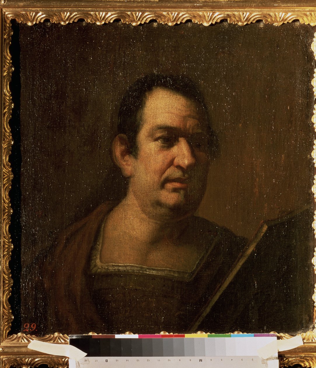 ""Egy férfi portréja"" Egy olasz értelmiségi vagy tudós portréja. Luca Giordano (1632-1705) festménye: Ermitázs Múzeum, Szentpétervár alkotó: Luca Giordano