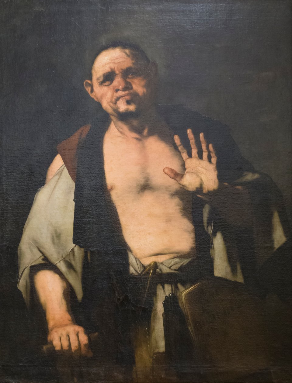 Építőmester portréja (ládák) alkotó: Luca Giordano