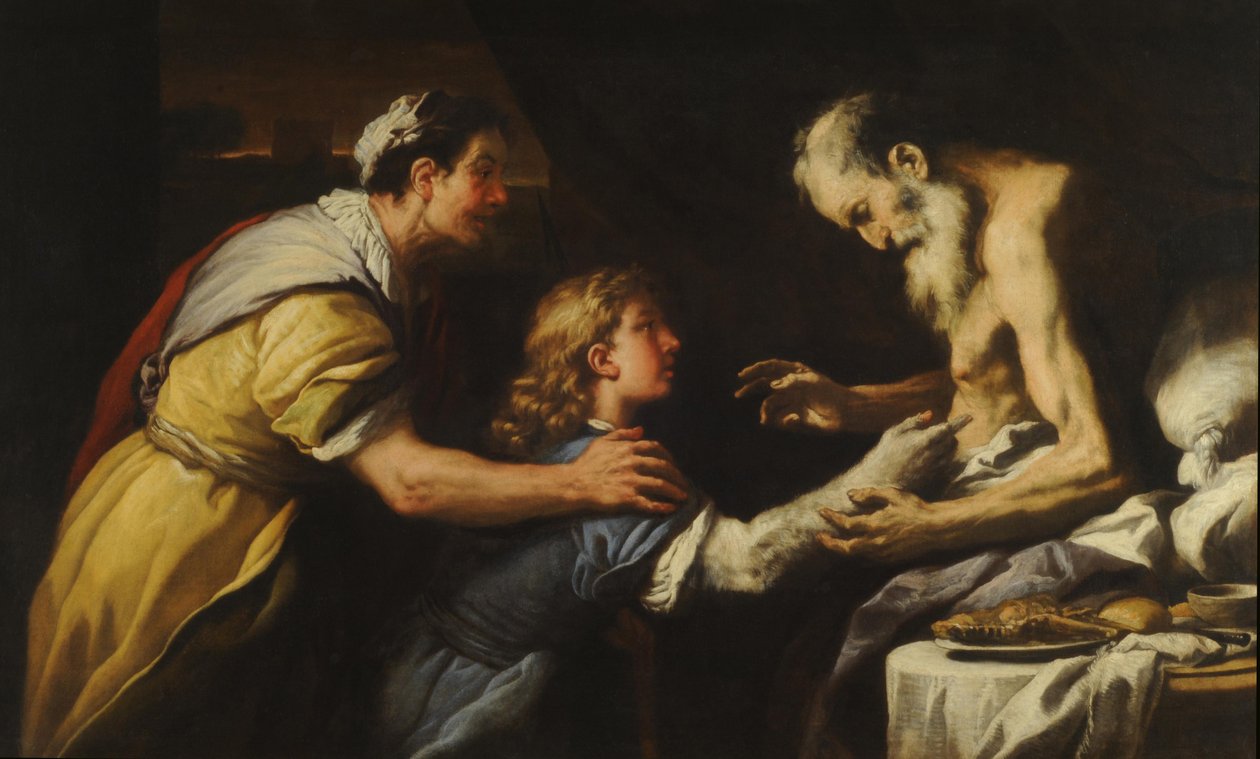 Jákob bemutatása Izsáknak (olaj, vászon) alkotó: Luca Giordano